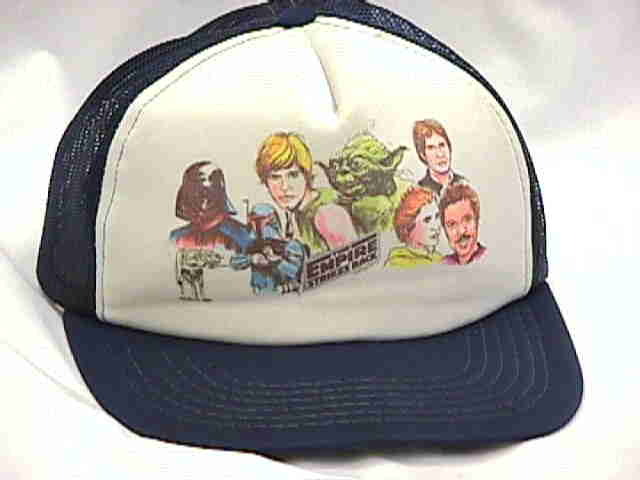 A Dixie Cup special offer hat with images from Star Wars Dixie Cups on it