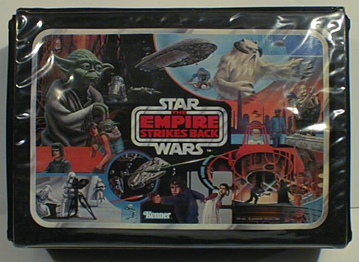 The top of a Empire Strikes Back toy case