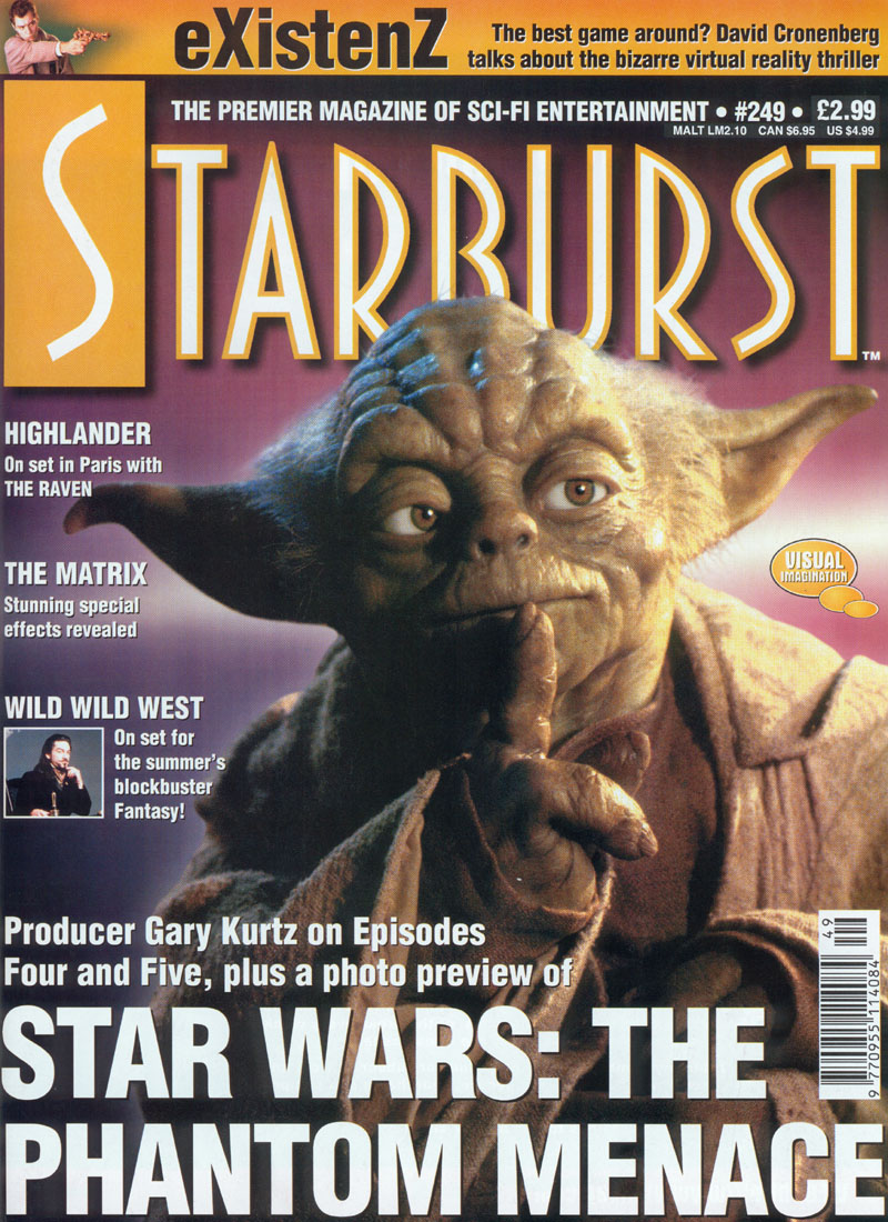 Yoda on the cover of Starburst magazine #249