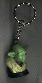 A Yoda keychain made in Japan