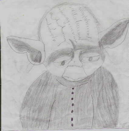 A sketch of Yoda looking sad (courtesy of Counting Down)
