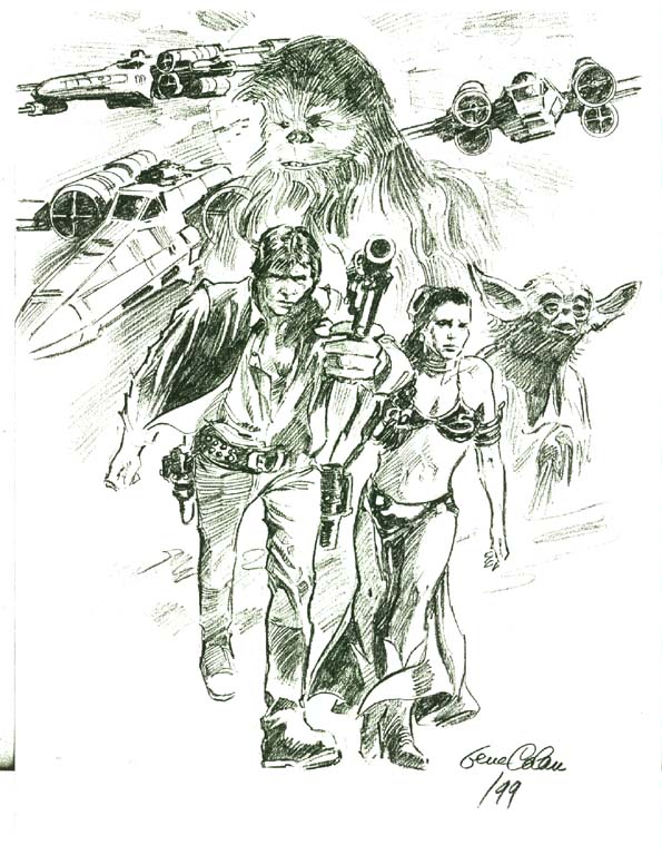 Gene Coleman Star Wars sketch