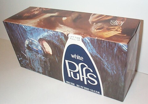 Another view of the Puffs Tissue box