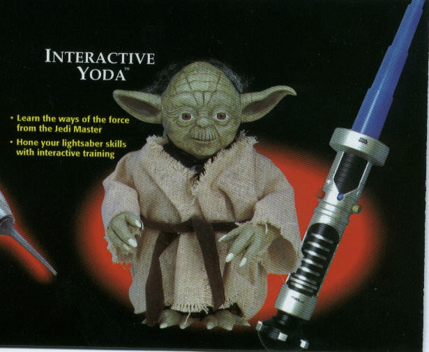 Interactive Yoda from a catalog