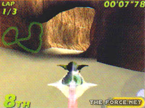 A Scene from LucasArts 'Super Bombad Racing'