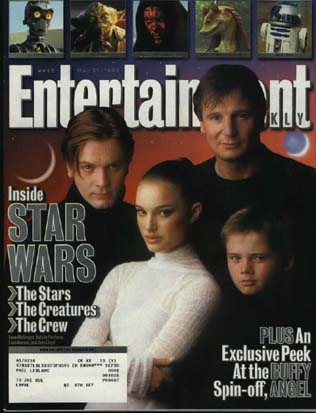 Yoda on the cover of Entertainment Weekly