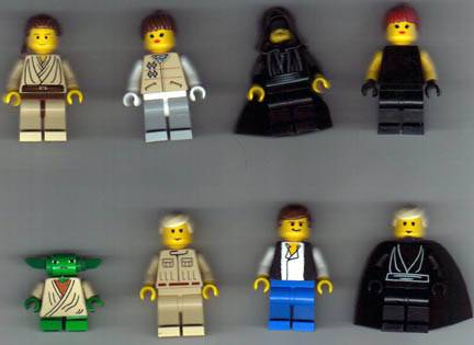A custom Lego Yoda
