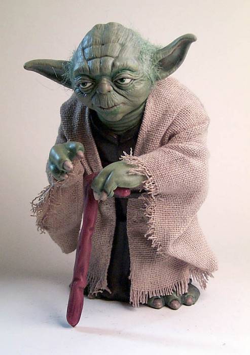 A good looking custom Yoda toy