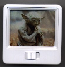 A custom-made Yoda nightlight