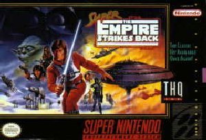 Super Nintendo Super Empire Strikes Back game package