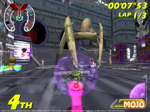 Another screen shot from Super Bombad Races