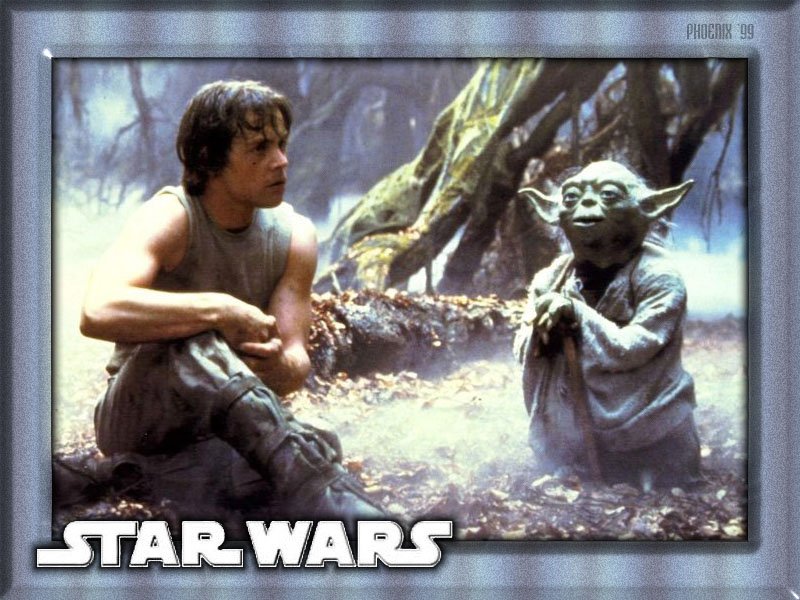 Nice Luke and Yoda picture (Great for a wallpaper)