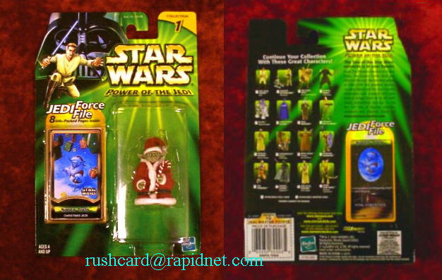 Power of the Jedi custom made Santa Yoda figure