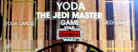 Zoom-In of title from Yoda the Jedi Master concept game board