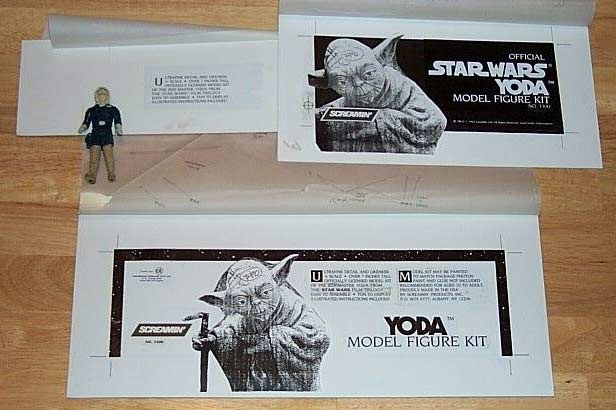 Layout for sides of the Screamin' Yoda model