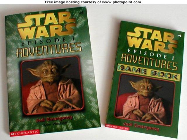 Episode I Adventures Jedi Emergency book and game book