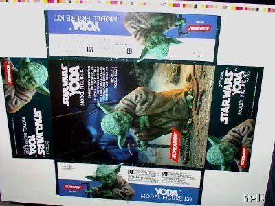 Screamin Empire Strikes Back Yoda model proof sheet