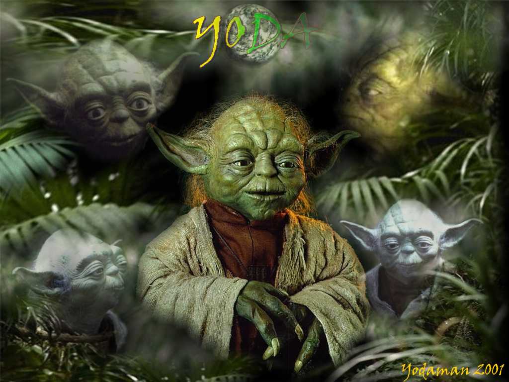 A Yoda wallpaper