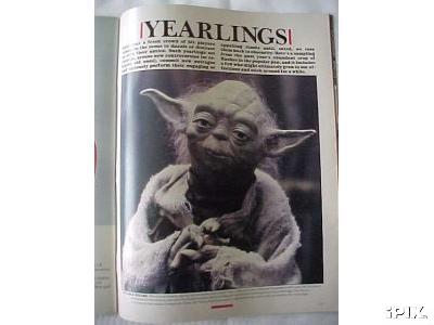 Yoda picture from Life magazine's Year in Pictures issue