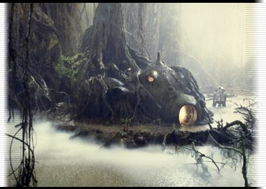 Yoda's hut from the outside (from StarWars.com)