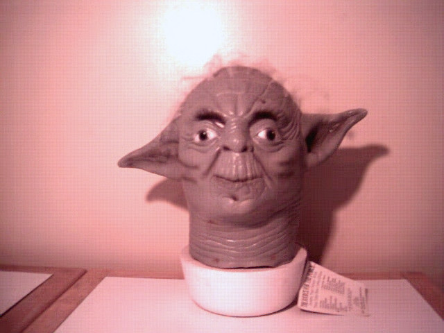 Front of Don Post Yoda mask