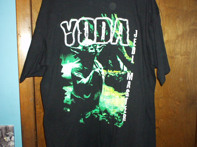 Green Yoda shirt