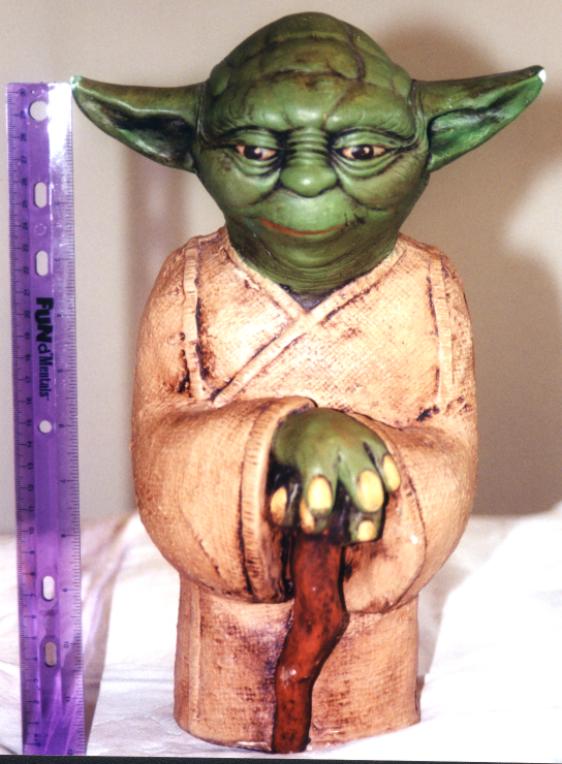 Ceramic Yoda (front view)