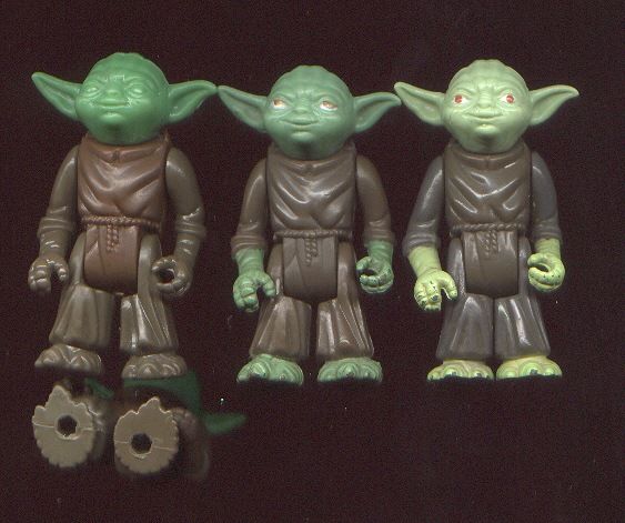 Prototype Lili-Ledy Yoda with finished Yoda's
