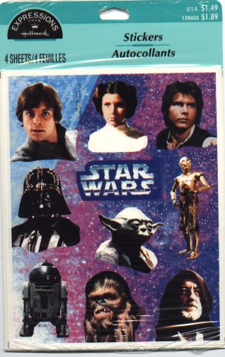 Hallmark Classic Trilogy Sticker set