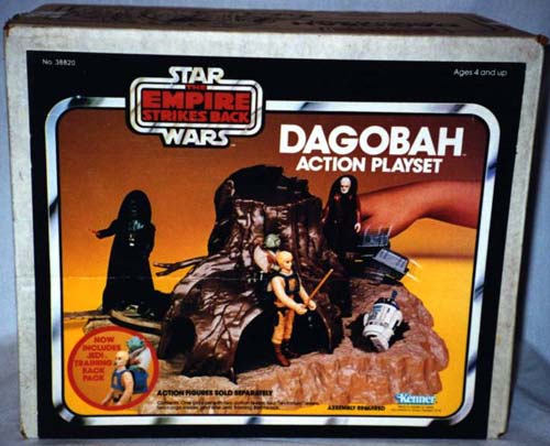 1982 version of the Empire Strikes Back Dagobah Playset