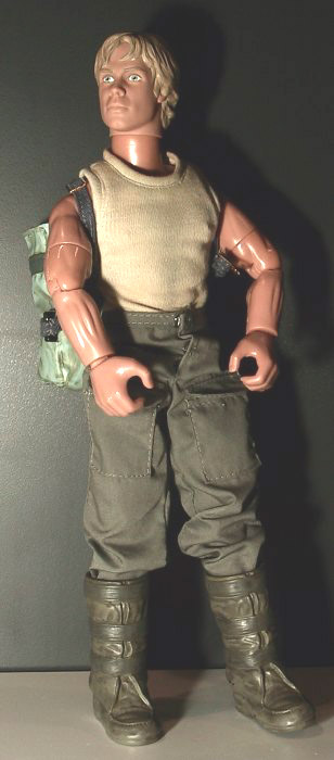 The front of Luke in a mock up for the Luke/Yoda 12' scale figure