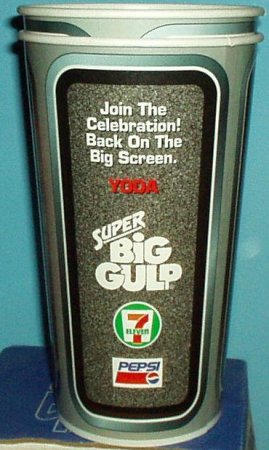 Back of Yoda Big Gulp cup