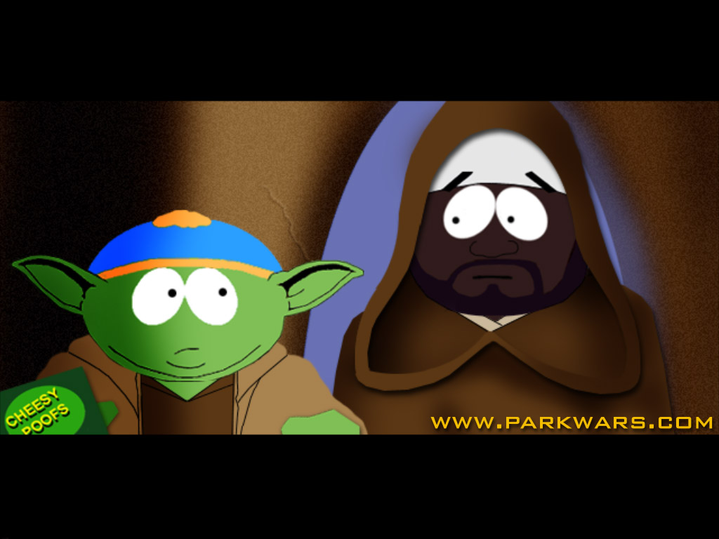Park Wars Yoda and Mace