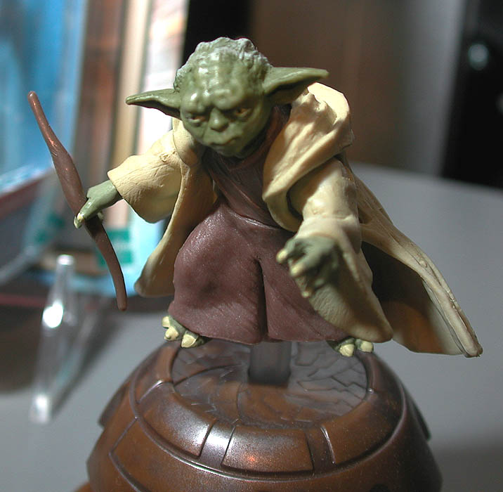 Attack of the Clones Yoda figure from the toy fair