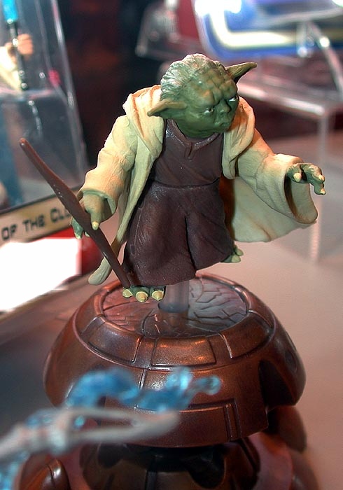 Another view of the Attack of the Clones Yoda figure