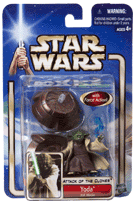 Carded Attack of the Clones Hasbro Yoda figure