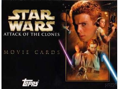 Attack of the Clones trading card poster