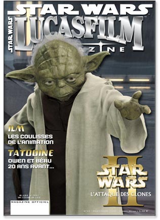 Yoda cover from the French Lucasfilm magazine number 34