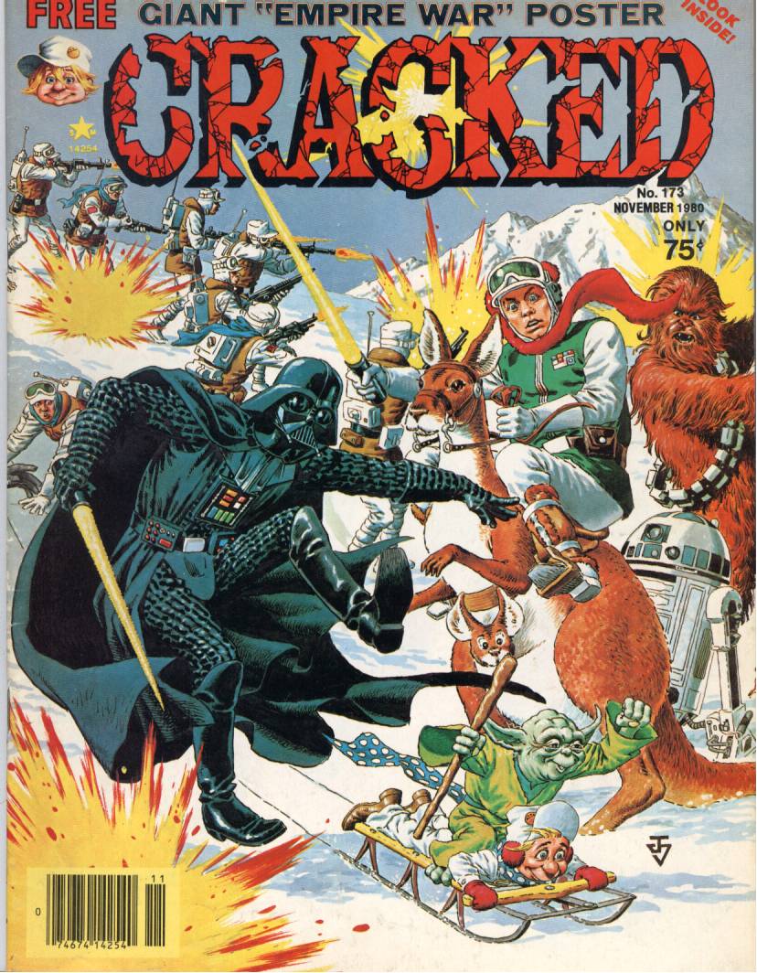 Yoda on the cover of Cracked Magazine - December 1980 - Number 173