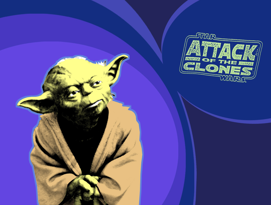 Attack of the Clones Yoda wallpaper