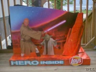 Attack of the Clones - Lay's 'Hero Inside' display