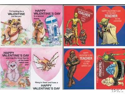 1983 Return of the Jedi Valentines