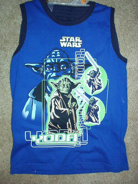 Attack of the Clones - kids Yoda tank top