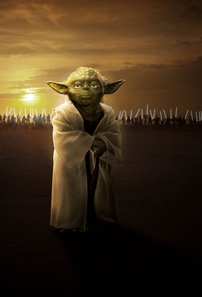 Attack of the Clones Yoda promotional picture