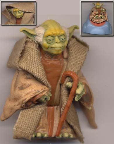 Yoda figurine with cloth robe