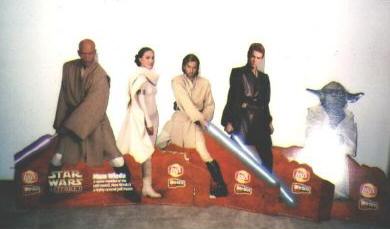 More Frito Lay Attack of the Clones cardboard standees
