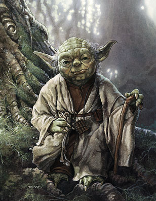 Yoda illustration from Star Wars Kids magazine