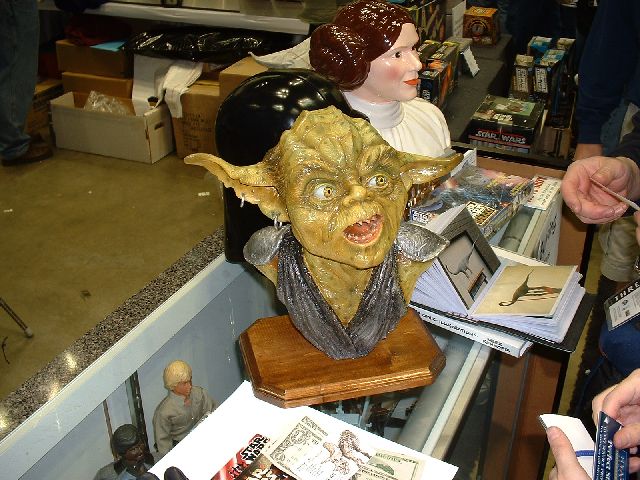 Custom Yoda bust
