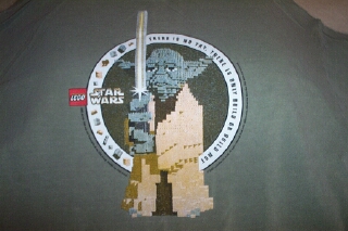 LEGO Yoda t-shirt from Celebration 2 - logo