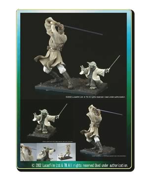 Kotobukiya 1/7 scale Yoda and Mace Windu figure